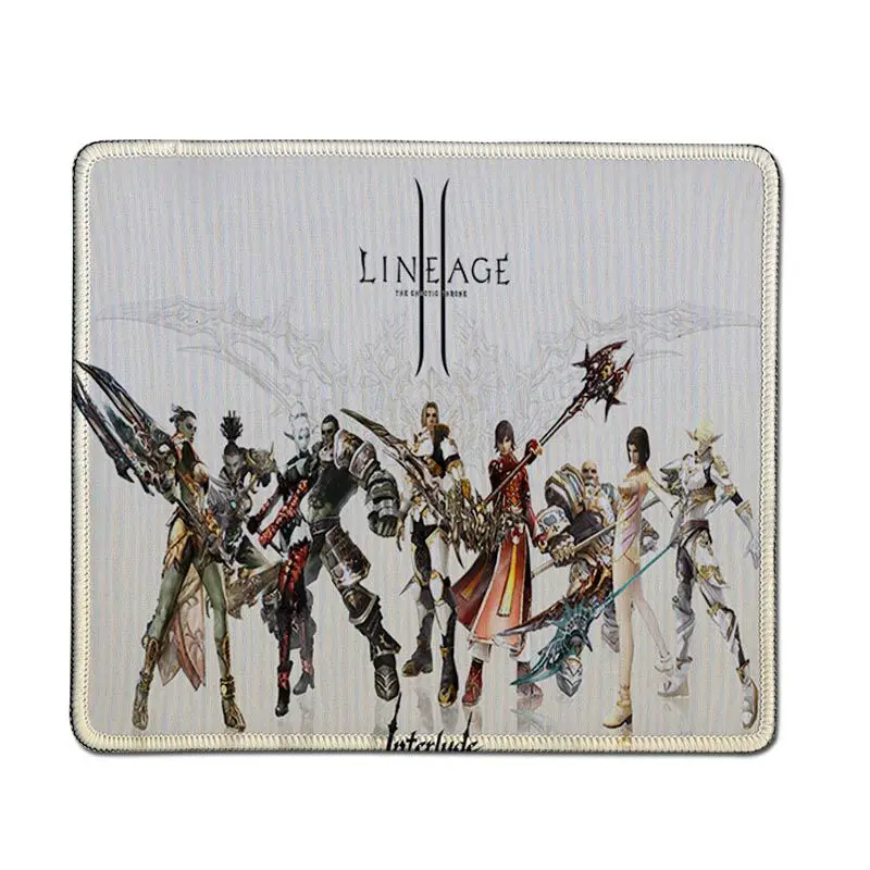 Lock Edge 18x22cm MaiYaCa Подарочный коврик для мальчика lineage 2 Лучшая игра DIY дизайн игровой с узором коврик для мыши большой игровой коврик для мыши Lockedge коврик для мыши Коврик для клавиатуры - Цвет: Lock Edge 18x22cm