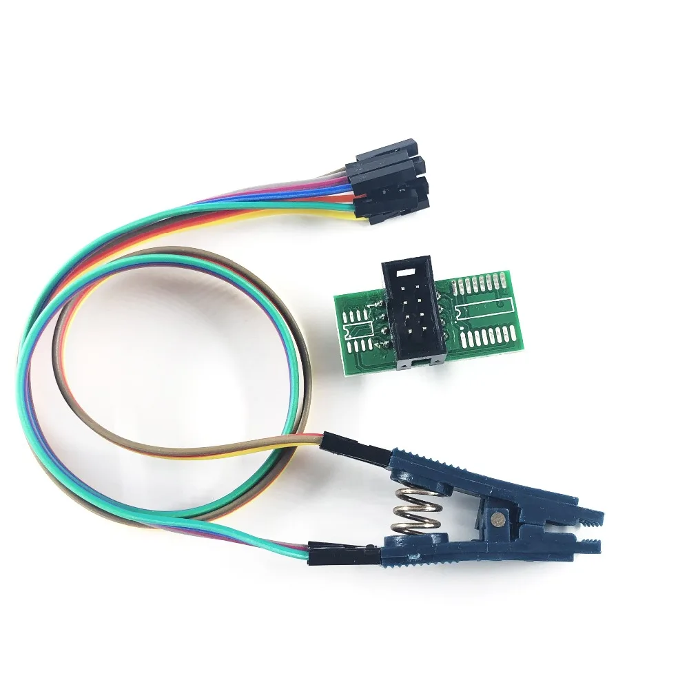 Тестовый зажим SOIC8 SOP8 для программирования замыкания EEPROM 93CXX/25CXX/24CXX на USB