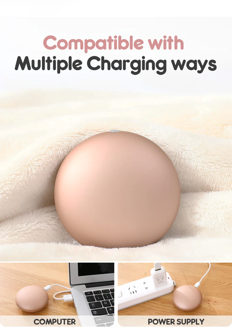 Портативная портативная мини-грелка для рук с карманами, USB, обогреватель для рук, заряжаемый аккумулятор 3000 мА/ч, теплые зимние B-SYB-U для девочек