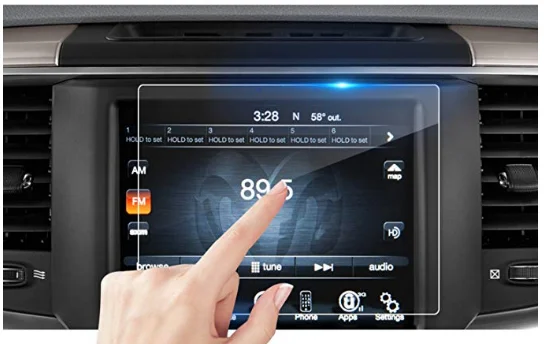 Uconnect 8 4 дюйма аудио сенсорный экран Защитная пленка для 2013-2018 Dodge Ram 1500 2500 3500 |