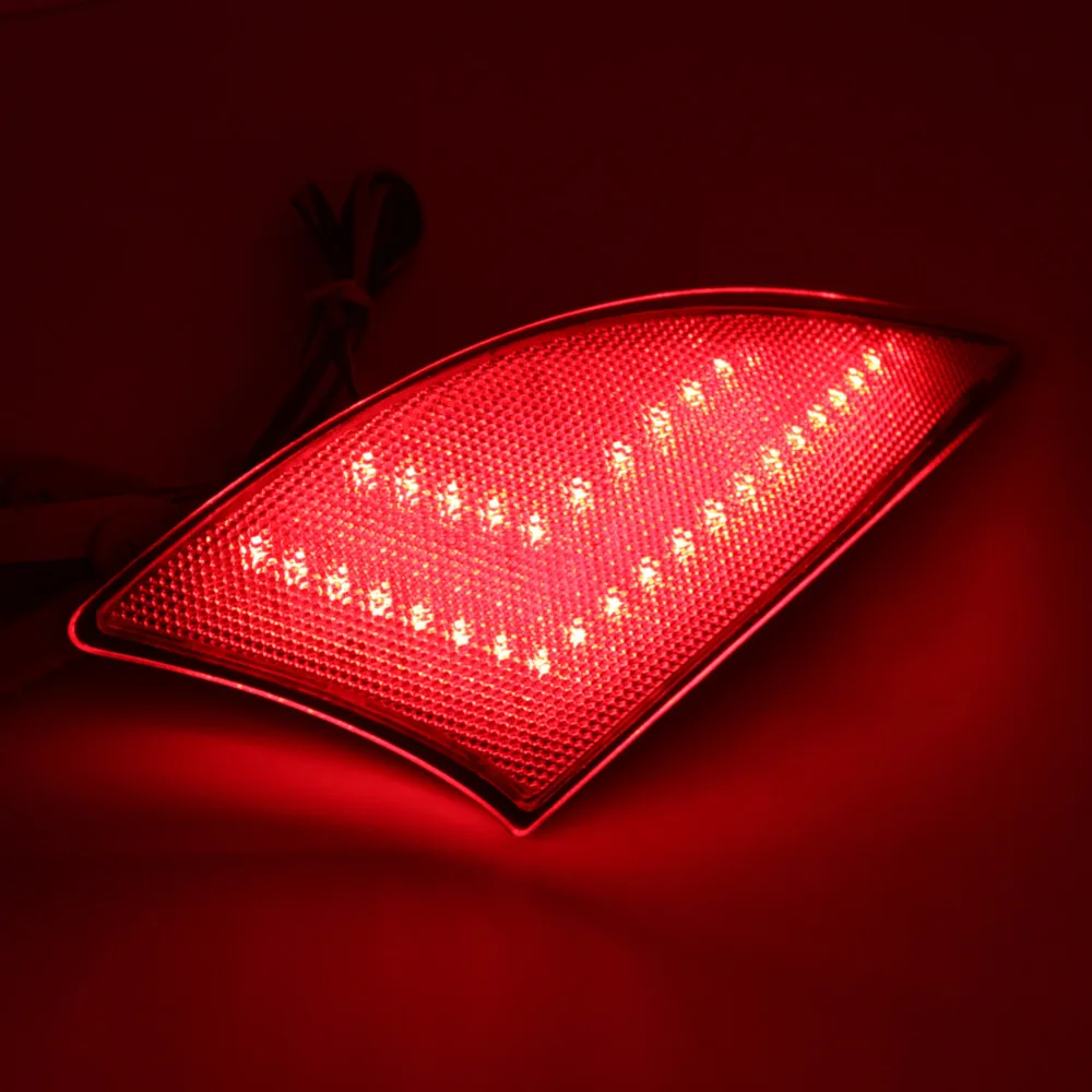 Пара светодиодный задний бампер отражатель светильник красный автомобиль