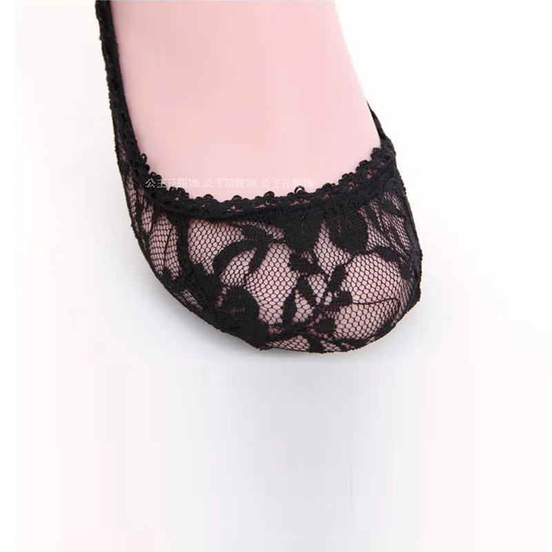 Незаменимые летние кружевные носки-тапки одна пара ножек с закрытым носком для