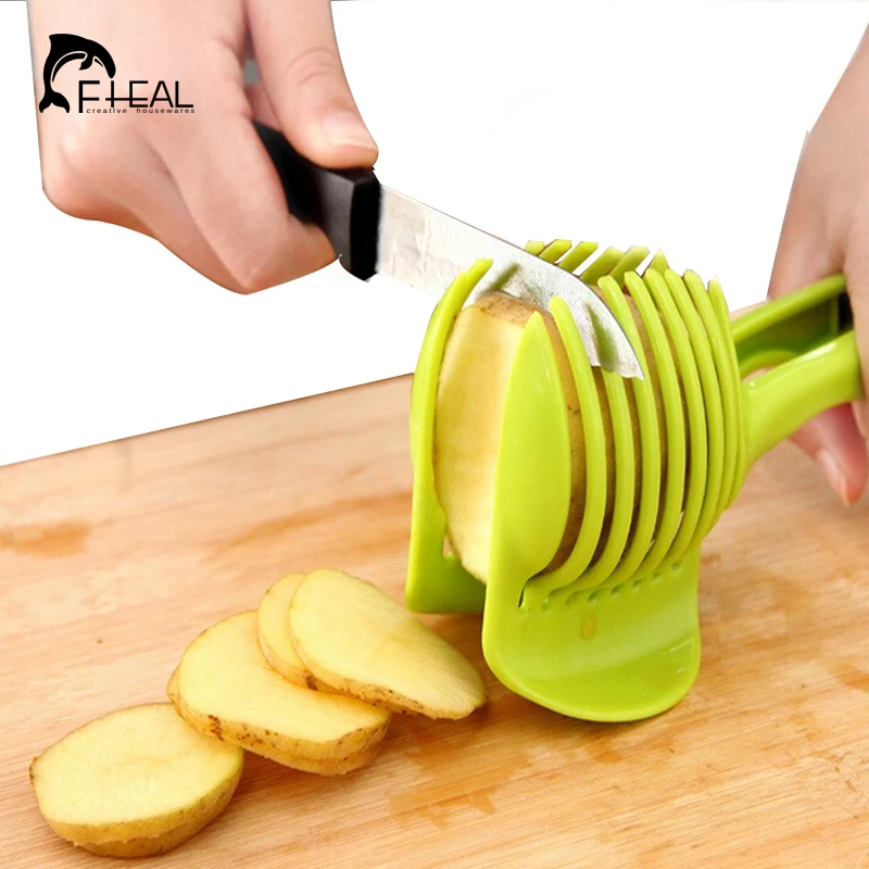 FHEAL томатная овощерезка ABS пластик картофель резак кухонные гаджеты Лимон
