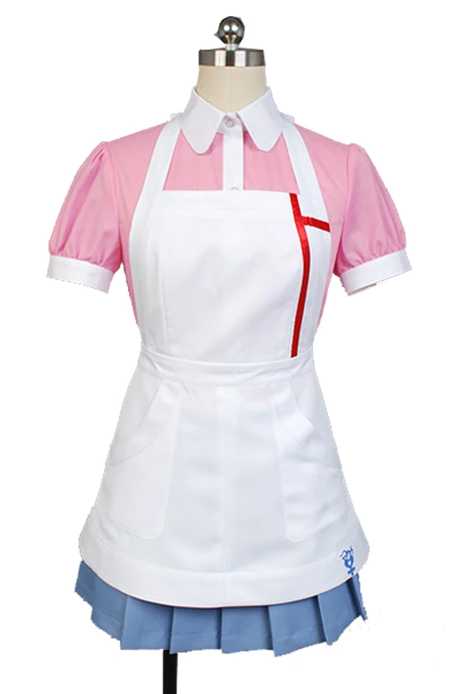 Горячие продажи супер Danganronpa 2 Косплэй Mikan Tsumiki костюмы из японского аниме