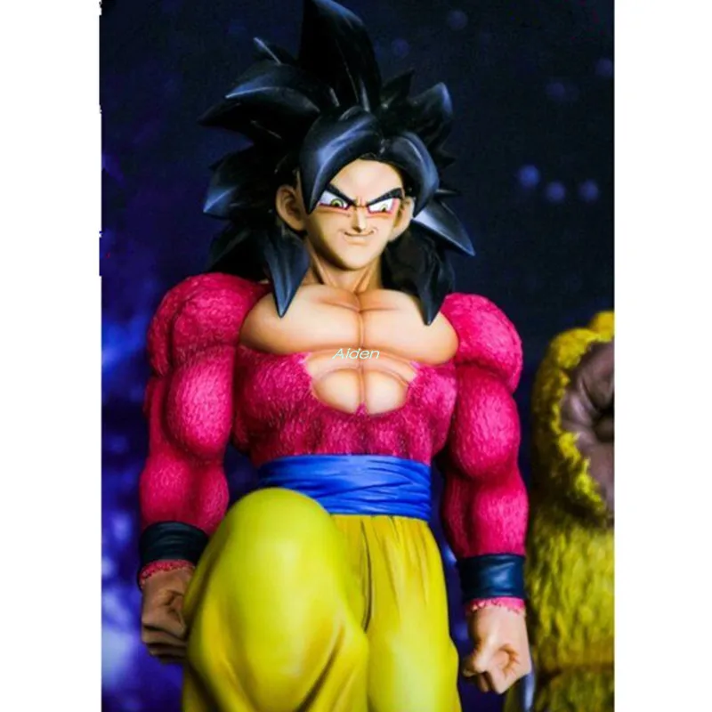 1" Dragon Ball Z статуя Сон Гоку против обезьяны Бюст супер сайян, «Жемчуг дракона полный Длина Портрет с светодиодный свет анимационная фигурка GK игрушка 40 см B801