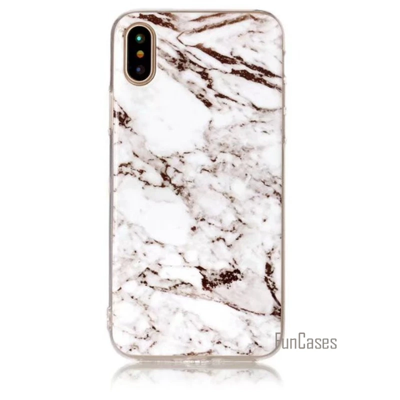 Чехол для iphone X из гранита и мрамора силиконовый прозрачный мягкий чехол ТПУ Apple 10