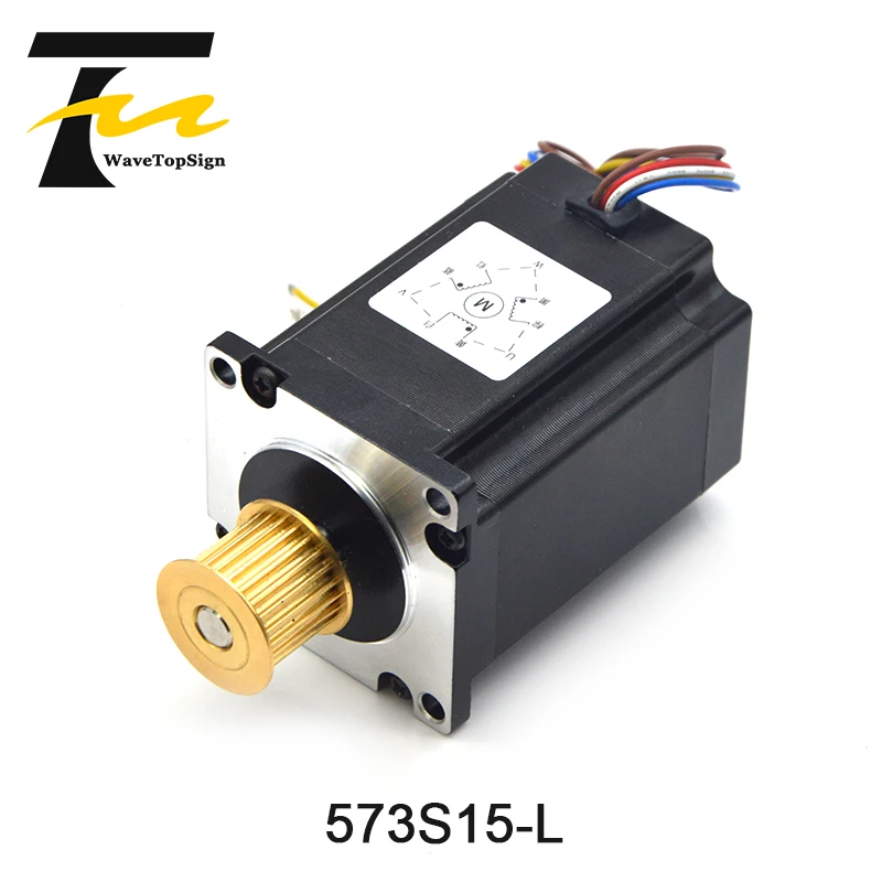 Двигатель шаговый Leadshine 3 фазы 57 серии NEMA23 573S09 L m573S15 + Драйвер 3DM580 входное