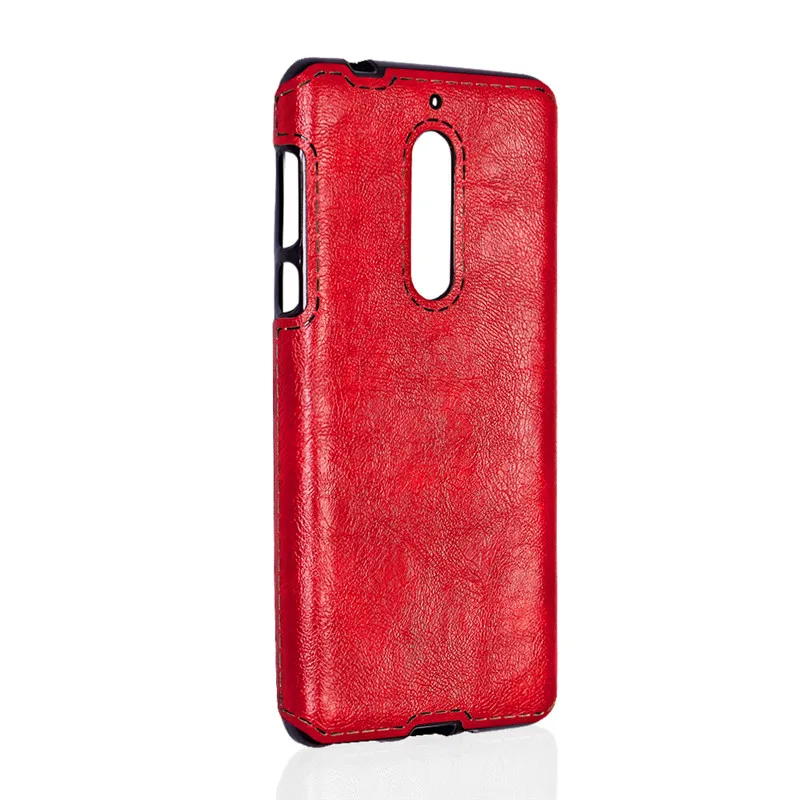 Для Nokia 5 Nokia5 силиконовый чехол цветной Crazy Horse силиконовый TPU+ PC кожа мягкая задняя крышка чехол для Nokia 5 Nokia5
