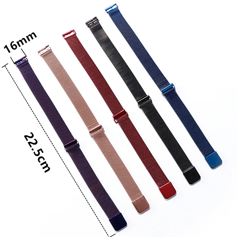 Аксессуары для часов женские цветные часы из нержавеющей стали 14 мм 16 18 20 со