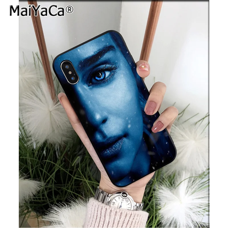 MaiYaCa Игра престолов Джон Сноу Дейенерис высококачественный чехол для телефона для Apple iPhone 8 7 6 6S Plus X XS MAX 5 5S SE XR