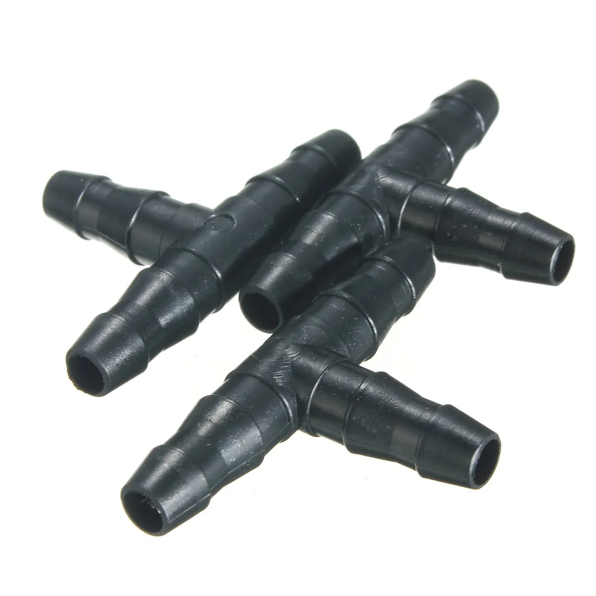 50 шт./лот пластиковые тройные капельницы коннектор Колючая Тройник капельная