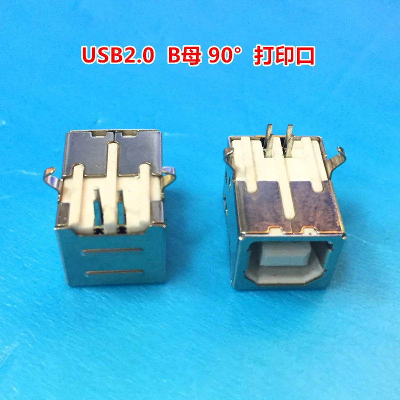 20 шт. вечерние USB коннекторы с квадратной головкой тип a 90 градусов прямые