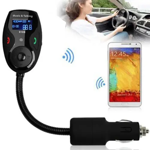 Новый Bluetooth lcd автомобильный комплект MP3 музыкальный плеер Handsfree fm-передатчик