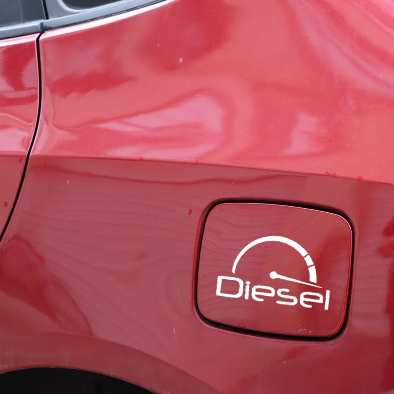 YJZT 12 7 см * 6 Автомобильная Наклейка Виниловая наклейка Turbo Diesel черный/серебристый