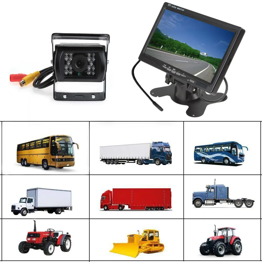 Камера заднего вида для автобуса грузовика прицепа 7 "TFT LCD HD 800x48 0 цветов