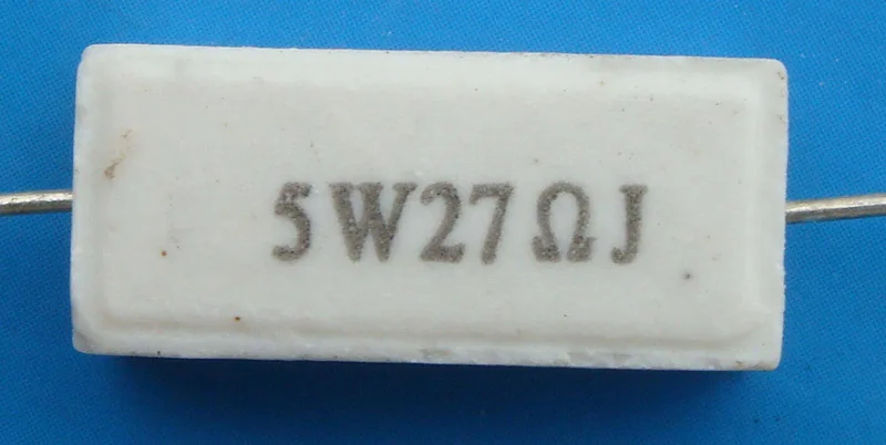 Бесплатная Доставка. 5 Вт 27 Европейский сопротивление цемент 1.8 ЮАНЕЙ 10| |