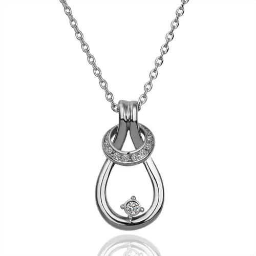 18K gold plated necklace Genuine Austrian crystals italina Nickle free antiallergic factory prices yxw trt GPN103 | Украшения и
