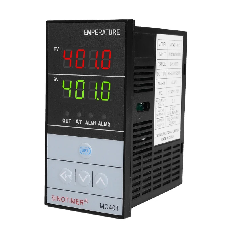 Регулятор температуры вход PT100 K термопары цифровой PID SSR релейный выход для тепла