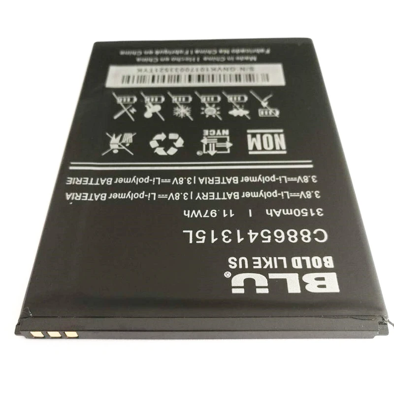 Новый Сменный аккумулятор 3150 мАч для BLU VIVO XL V0030UU C886541315L Оригинальная батарея