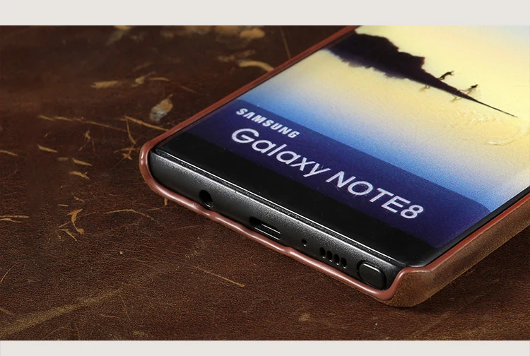 Натуральная кожа чехол для телефона для samsung обратите внимание; размеры 9 и 10 Crazy Horse чехол-накладка на заднюю панель из для S10 S8 S9 плюс A5 A70 A8 J5 J7 чехол s