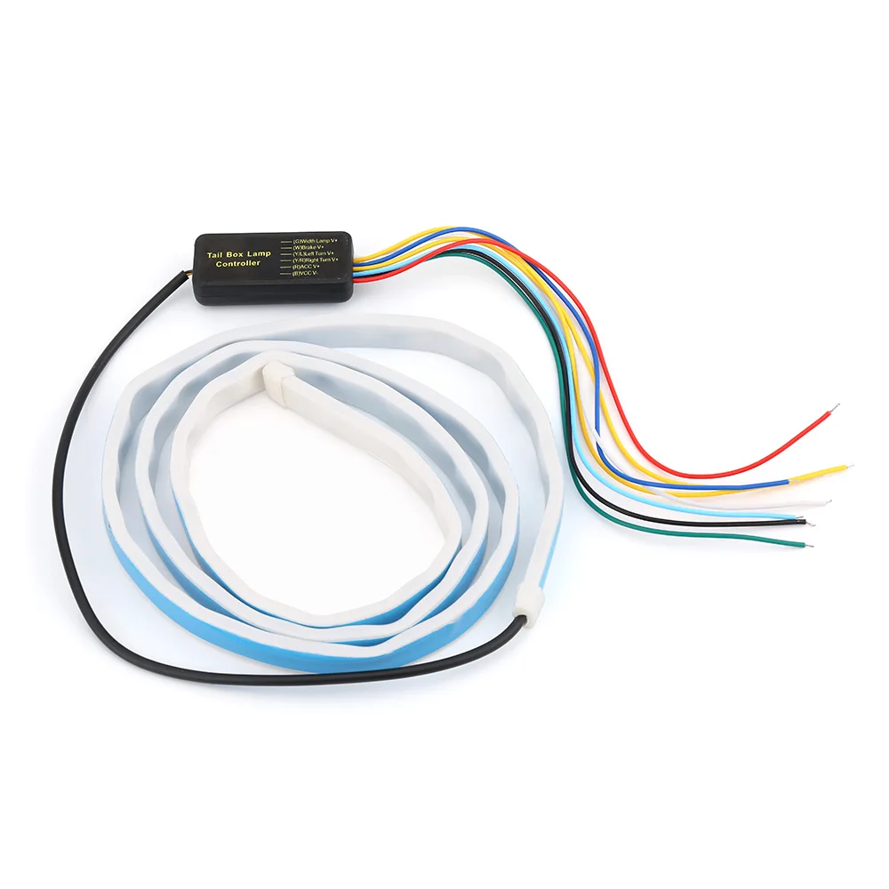 DC12V RGB автомобильная светодиодная лента освещение Задний фонарь динамический