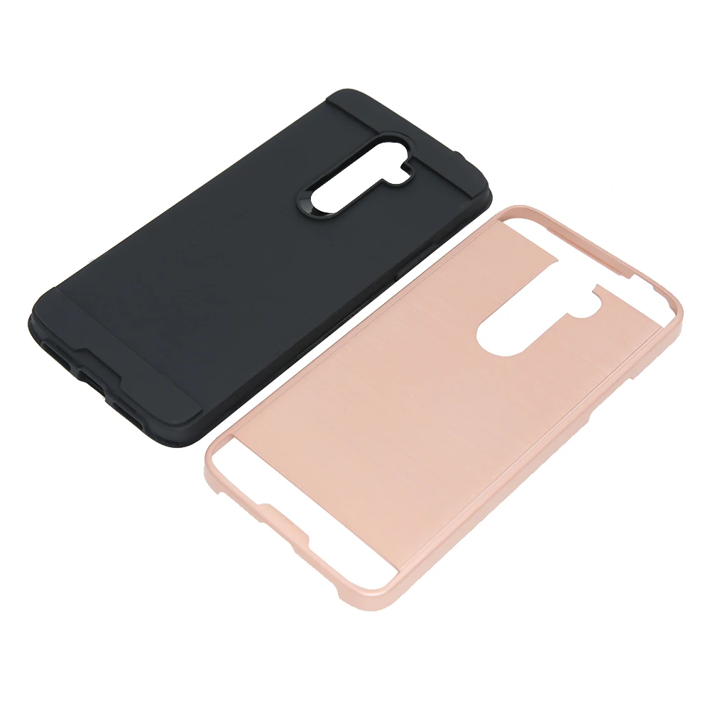 For Alcatel 3v Case Hybrid Brushed Armor Anti Scratch Dual Layer Soft TPU &amp Hard Back Cover 3V 5099 5099D 5099A | Мобильные