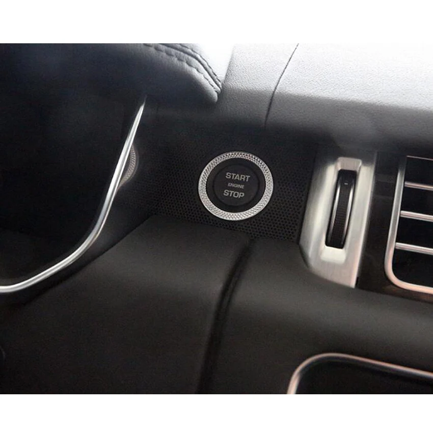 Автомобильный двигатель Start Stop Ring Trim Cover наклейка для Land Rover Discovery Sport Range Evoque Vogue