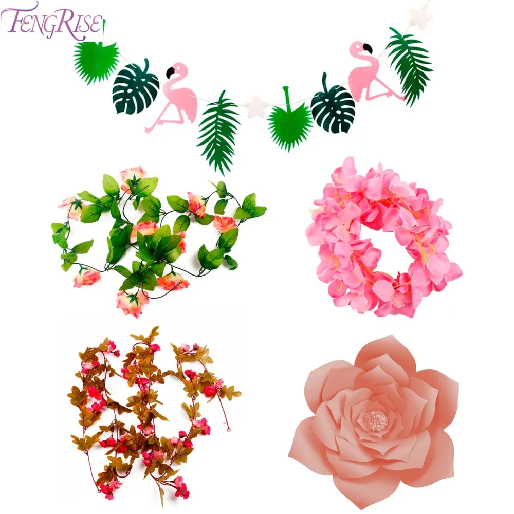 FENGRISE 2 шт. 20 см DIY бумажные цветы фон синий искусственный цветок свадебное