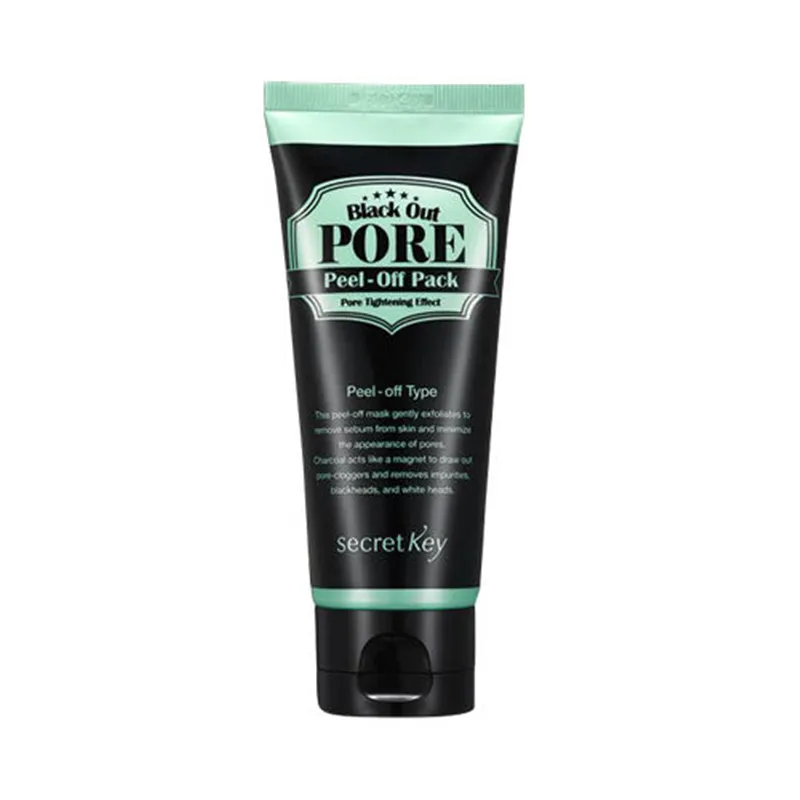 Маска для лица Secret Key Black Out Pole Peel Off Pack из бамбукового древесного угля удаления