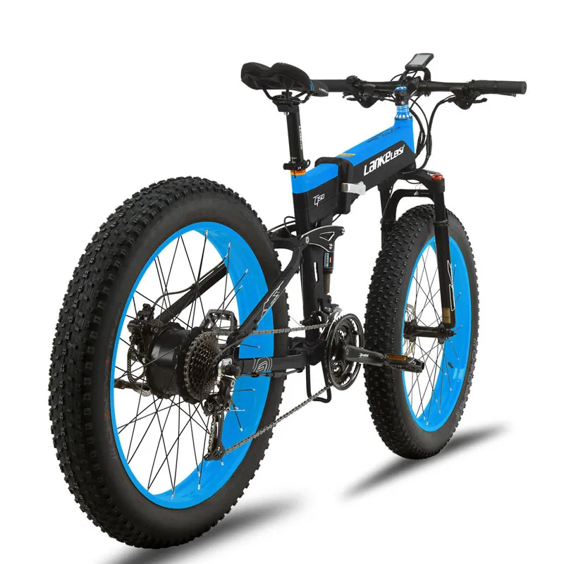 Lankeleisi XT750Plus Электрический велосипед супер мощность 1000 Вт Fat Tire 48 12.8A литиевая