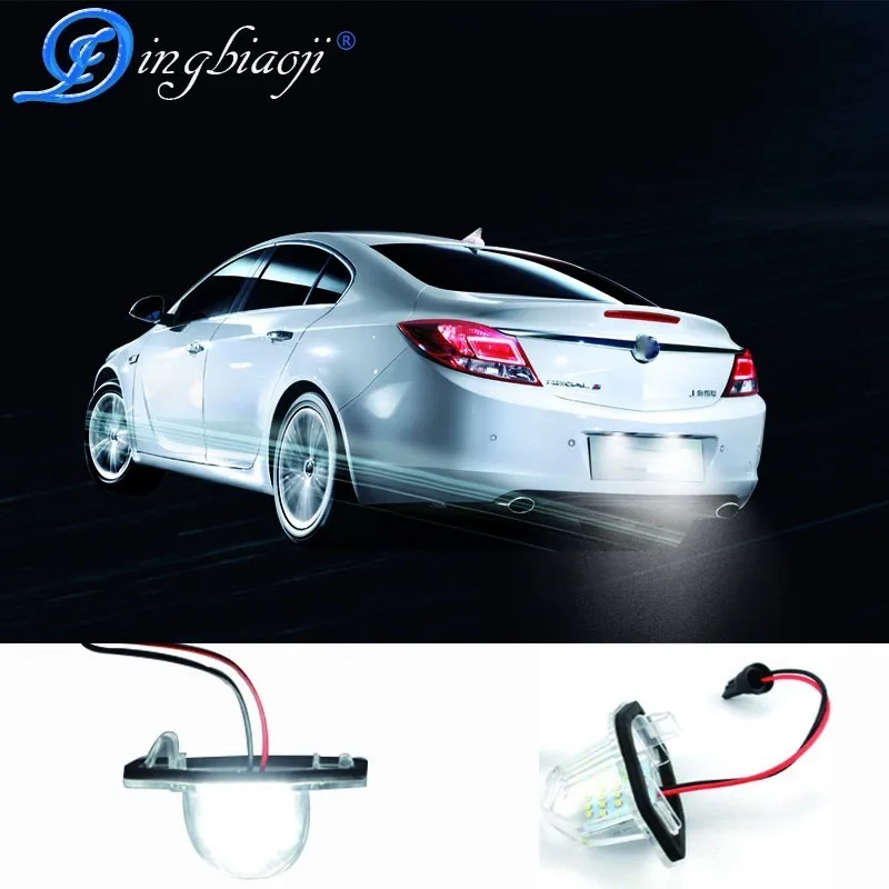 2X свободная ошибка 18 1210 SMD светильник номерной знак для Honda CR V подходит фонаря Jazz