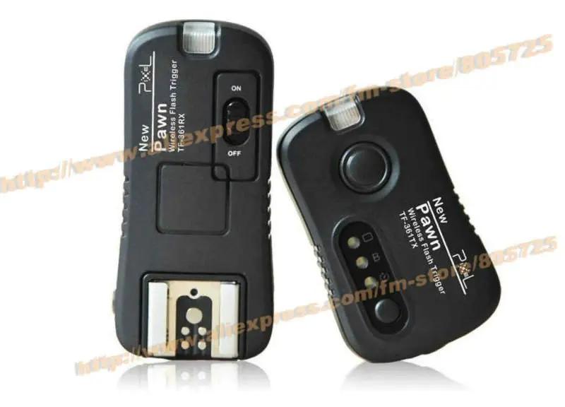 Free Shipping Professional Pixel Pawn 2.4GHz Wireless Remote Flash Trigger for Canon 550D 600D 1100D 60D 7D 5D 20D 108036 | Электроника