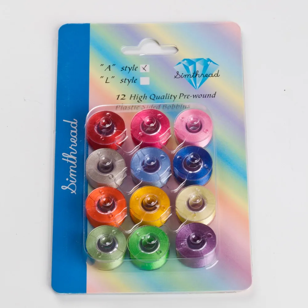 Предварительно намотанные катушки Simthread SA156 для швейных машин Brother Innov Is CS в