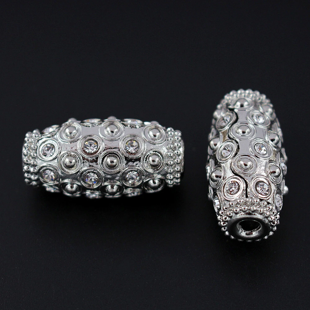 Дубаи золотые разделительные бусины коннекторы для труб горного хрусталя