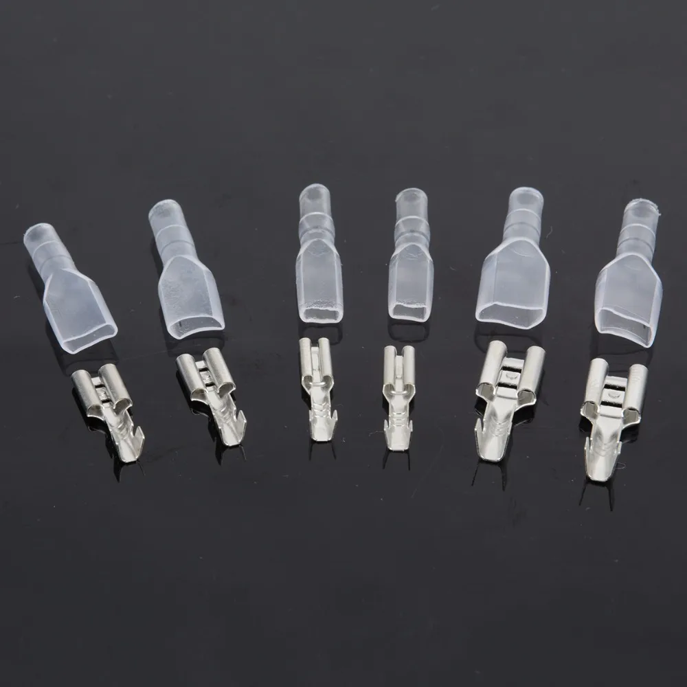 120 шт. разъем лопатка с изоляционными втулками|spade connector|female spade connectorconnector 6.3 |
