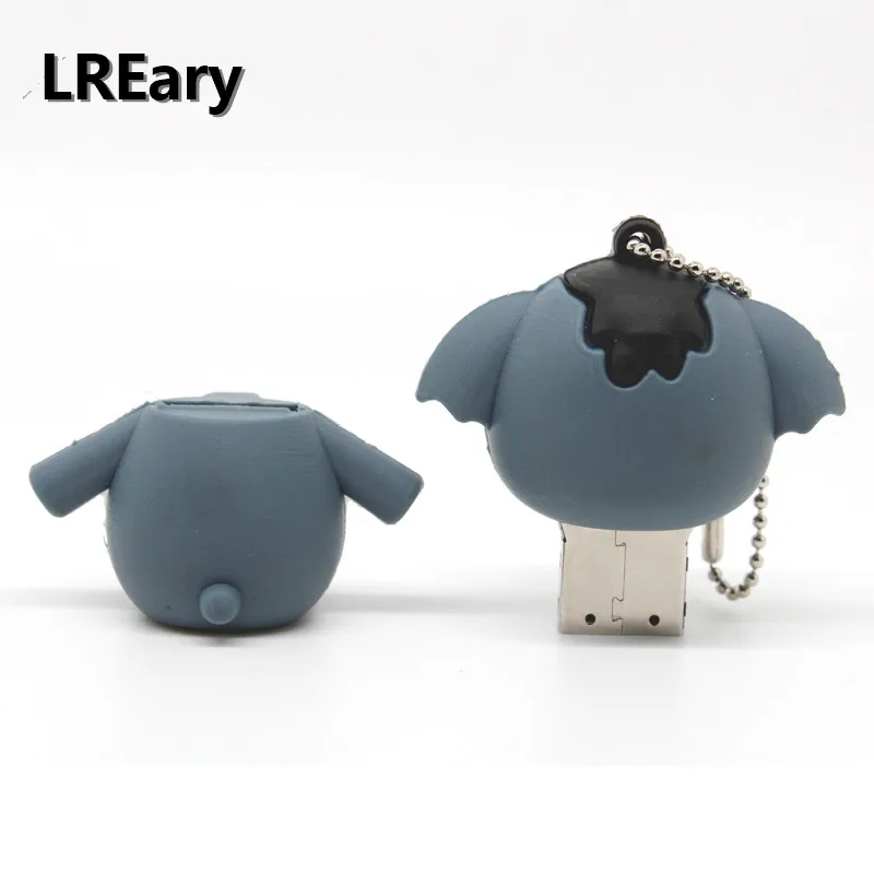 Милый чехол с откидной крышкой изображением слона из мультфильма USB