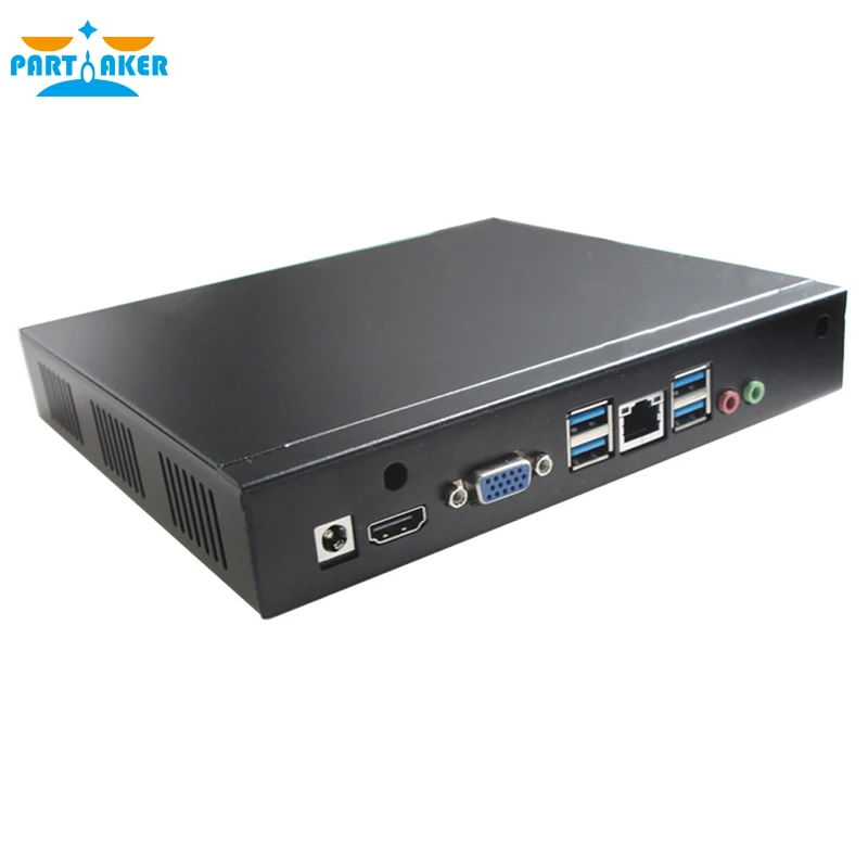 Мини компьютер Celeron J3160 мини ПК 12 В C5F 4 USB 3 0 с вентилятором|Мини ПК| |