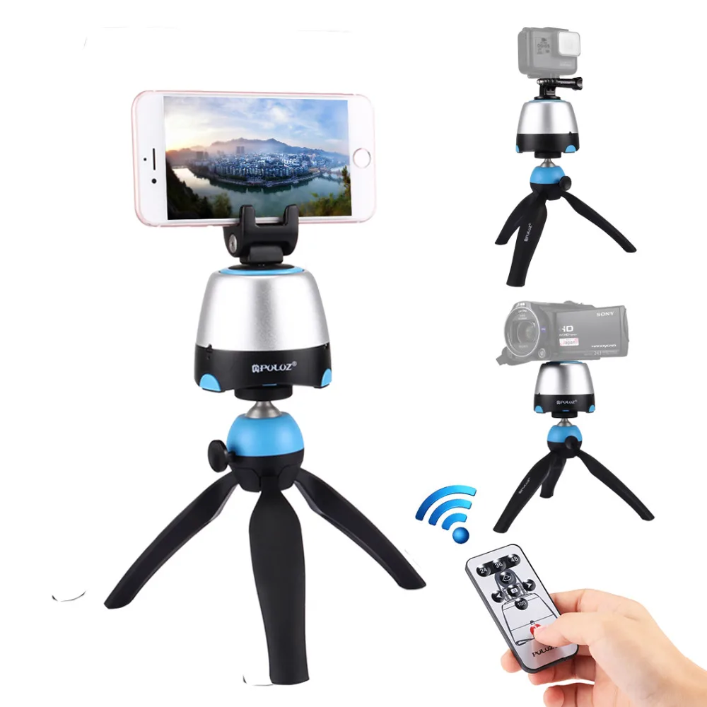 PULUZ электронный 360 градусов панорамная головка штатив крепление для телефона