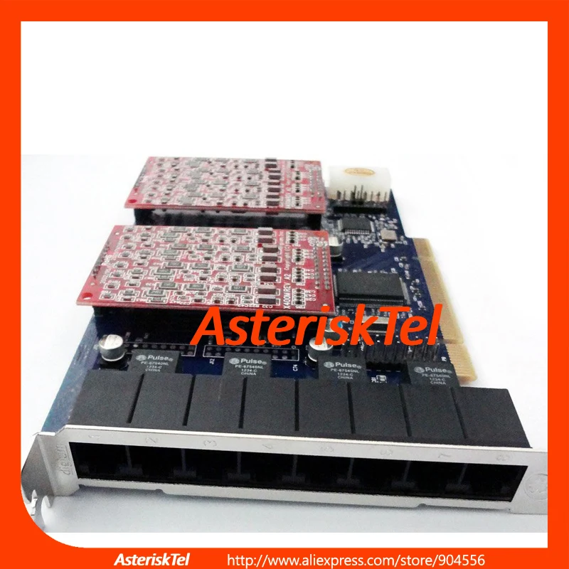 Asterisk карта TDM800P с аппаратным устройством для эхоподавления 8 портами FXO tdm800 VoIP PBX