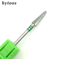 hytoos tungsten carbide burr nail drill bit 332 foot cuticle clean bits for manicure nail drill accessories nail tools