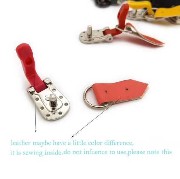 Красочные металлические/кожаные невидимые Unbuckled, DIY мешок крепежа ленты для шубы пряжки S0466H
