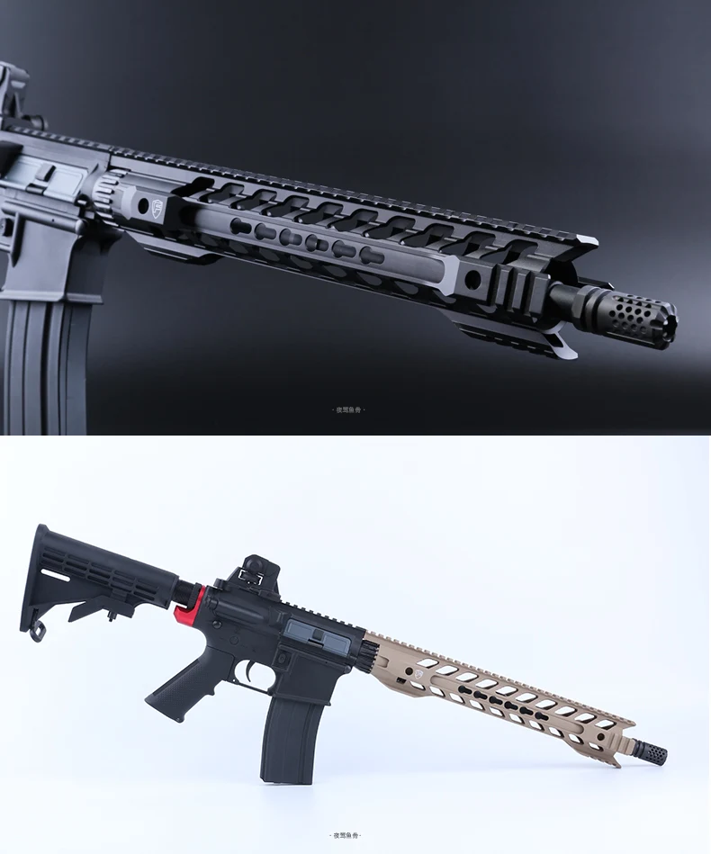 Сверхтонкий MLOK Keymod для M4 M16 страйкбола 12 14 дюймов|Игрушечное оружие| |