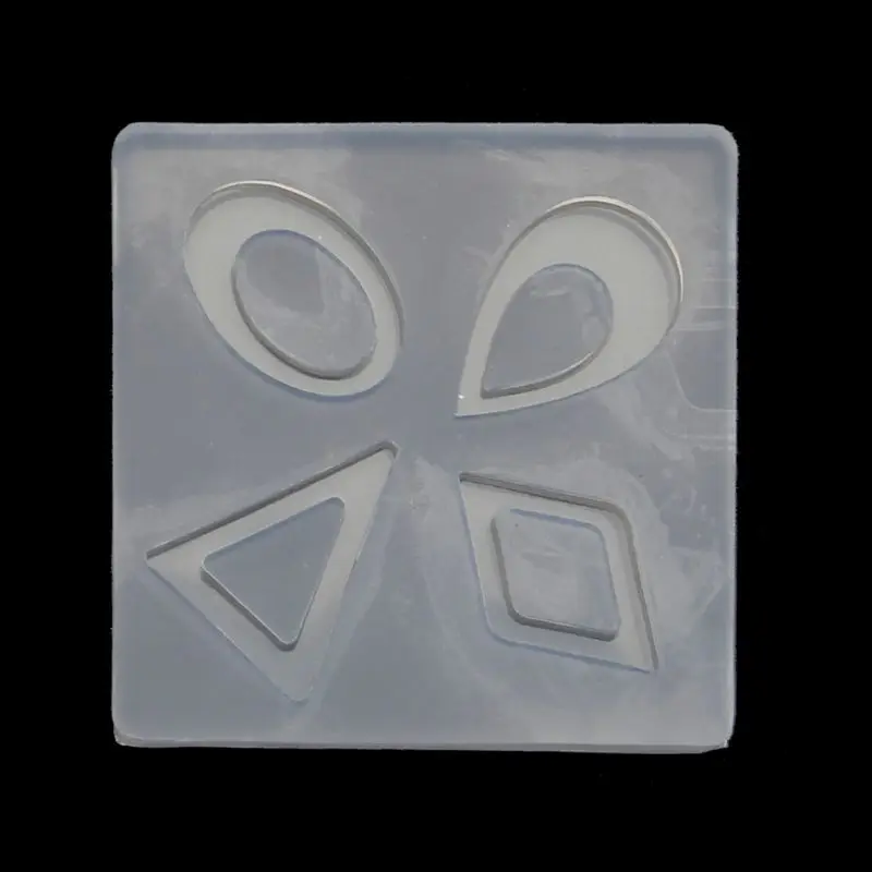 

Silicone Acrylic Earring Necklace Pendant Mold Resin Casting Mold Jewelry Making