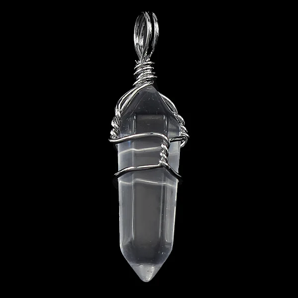 Естественный кварцевый камень YYW ювелирные изделия сделай сам ТОЧКА исцеления