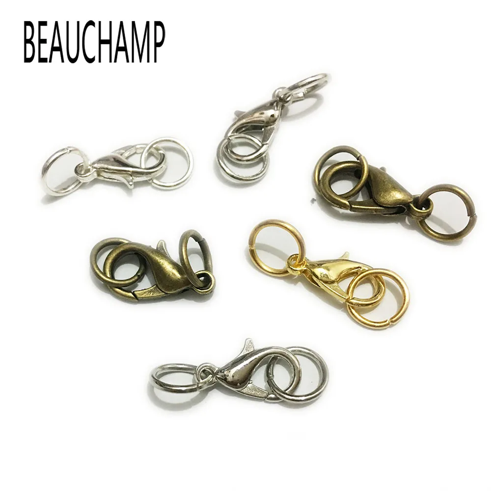 Бусина концевик BEAUCHAMP соединитель поворотный замок карабин застежки крючки