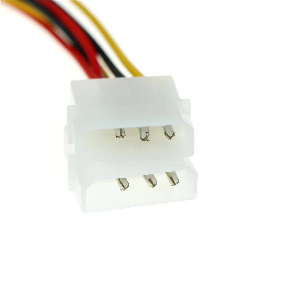 Адаптер питания 2 шт./лот 2x4 Pin Molex-6 PCI-E ATX PSU видеокарта преобразователь кабель