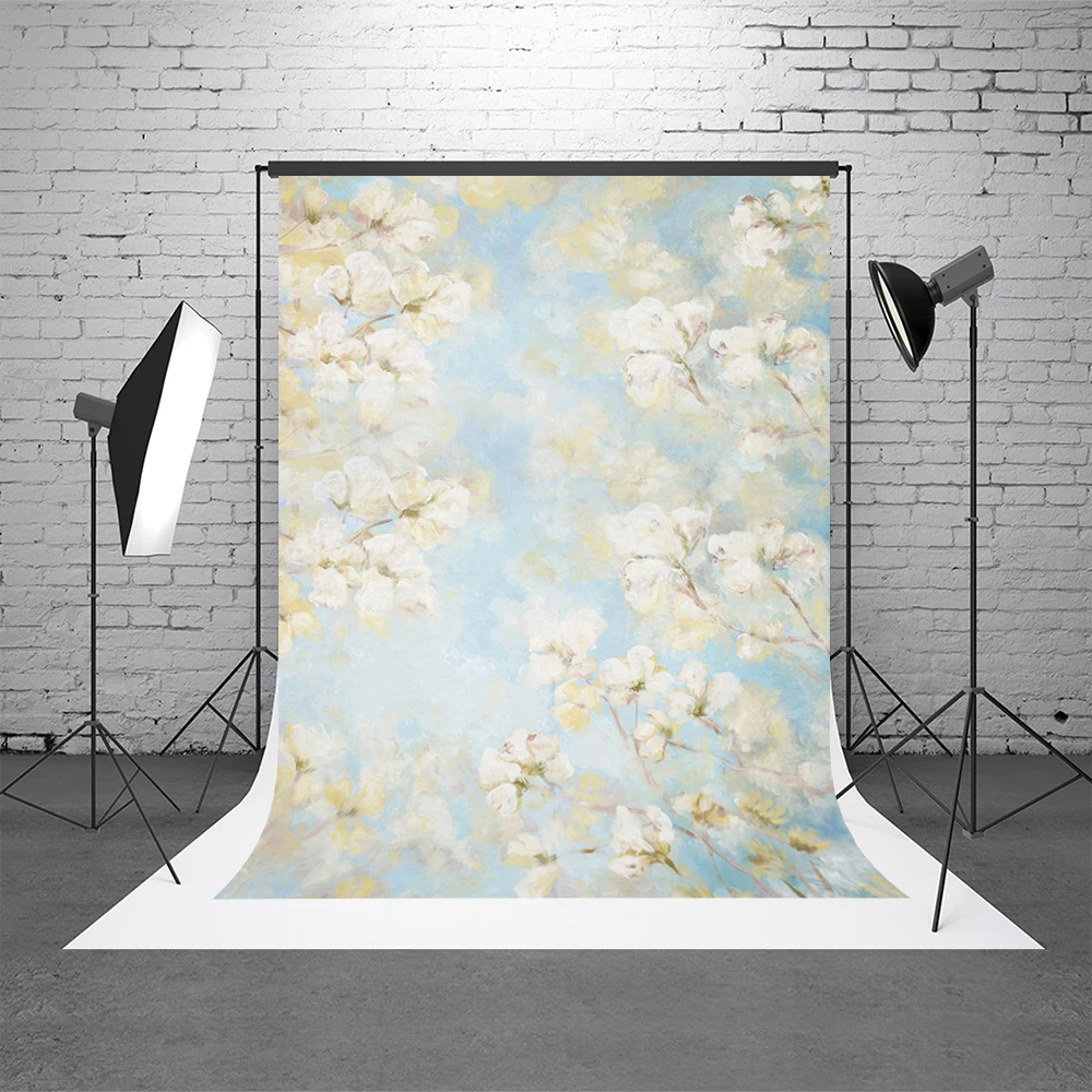 VinylBDS 5x7ft цветы новорожденные фотографии реквизит Дети фотография Фон детский душ