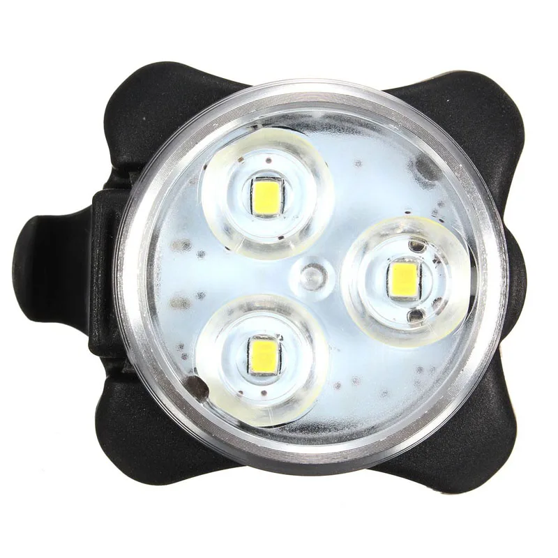 Новый USB Перезаряжаемый велосипедный велосипед 3LED передний задний фонарь с