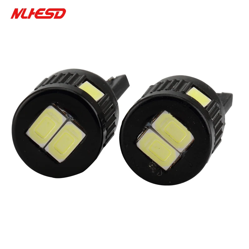 100x High power led car light t10 6smd 5630 5w5 DC 12-24V non-polar Aluminum Bulbs Side Marker Parking Lightn Width Lamp Led | Автомобили