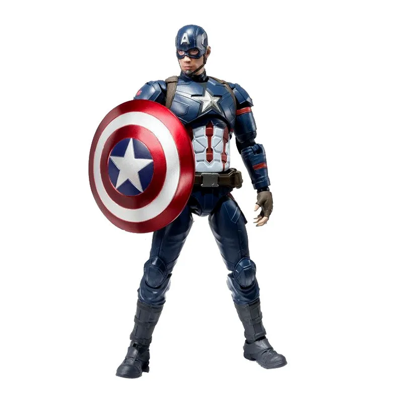 Фигурки героев Marvel 15 см Капитан Америка 3 гражданская война Мстители игрушки ПВХ